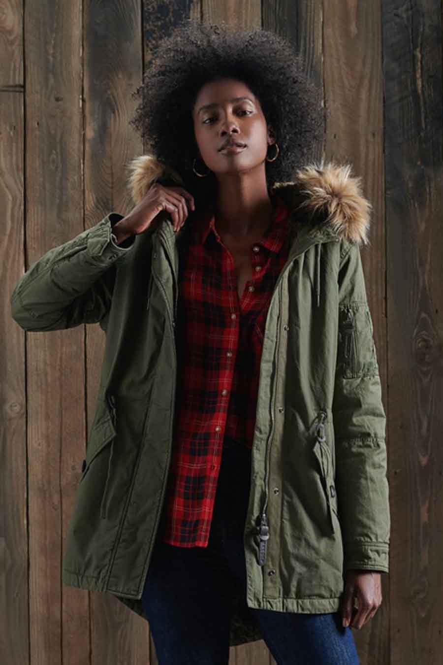 Superdry veste kaki sale